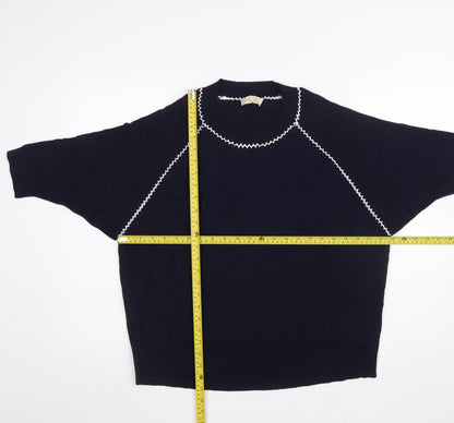Womens UK Size L Phase Eight Blue Pullover Jumper