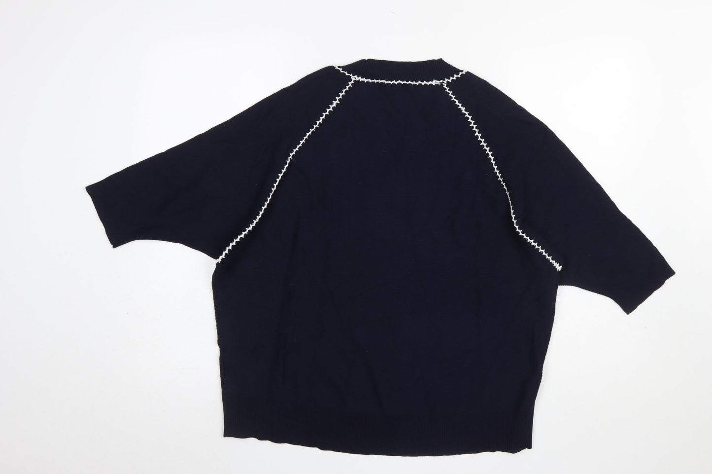 Womens UK Size L Phase Eight Blue Pullover Jumper