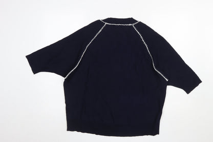 Womens UK Size L Phase Eight Blue Pullover Jumper