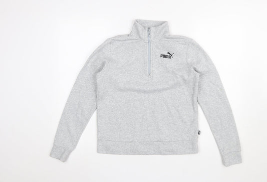 Womens UK Size XS PUMA Grey Pullover Sweatshirt