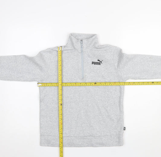 Womens UK Size XS PUMA Grey Pullover Sweatshirt