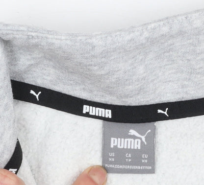 Womens UK Size XS PUMA Grey Pullover Sweatshirt