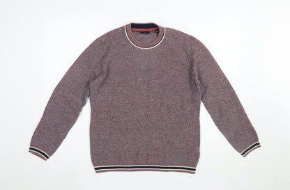 Mens UK Size M Ted Baker Purple Pullover Jumper
