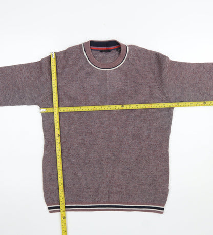 Mens UK Size M Ted Baker Purple Pullover Jumper