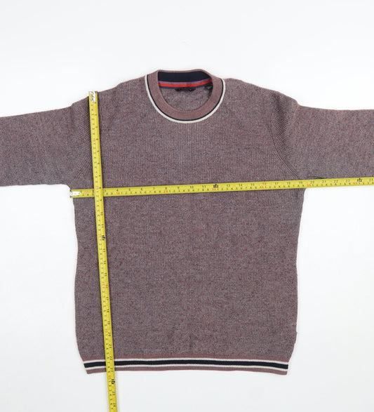 Mens UK Size M Ted Baker Purple Pullover Jumper