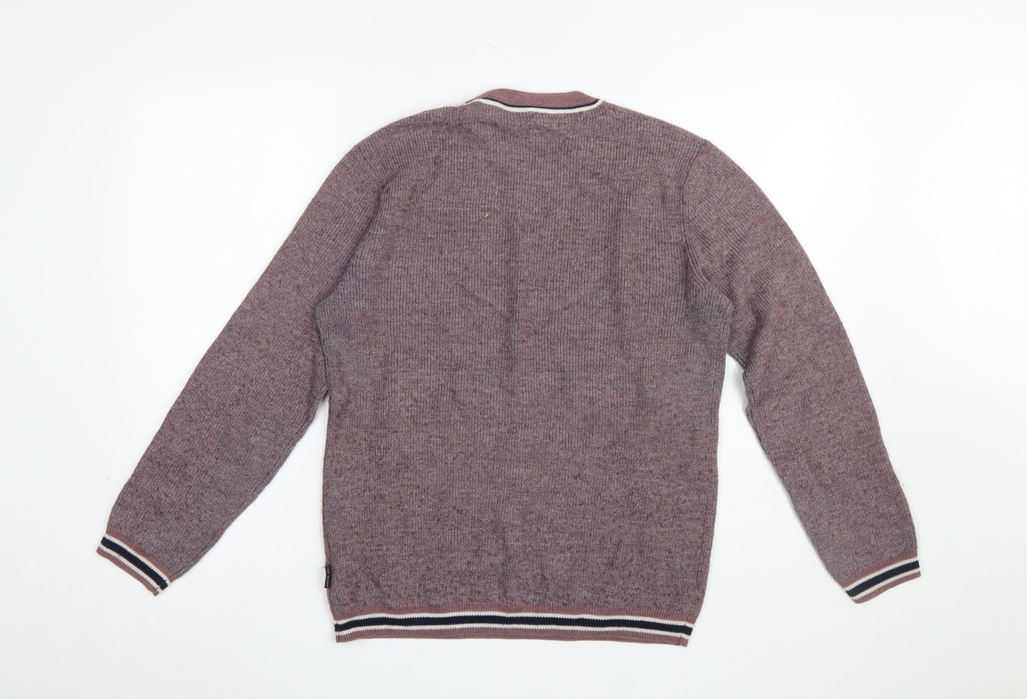 Mens UK Size M Ted Baker Purple Pullover Jumper