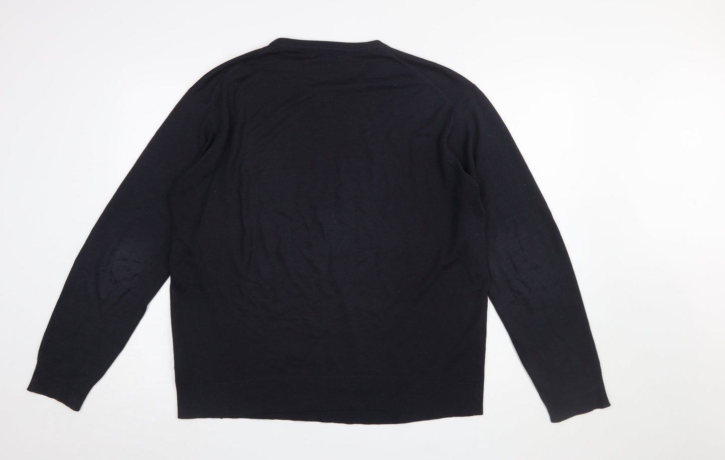Mens UK Size L James Pringle Black Pullover Jumper