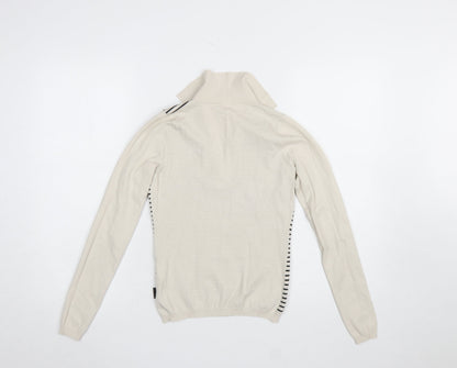Womens UK Size S Calvin Klein Jeans Ivory Basic Blouse