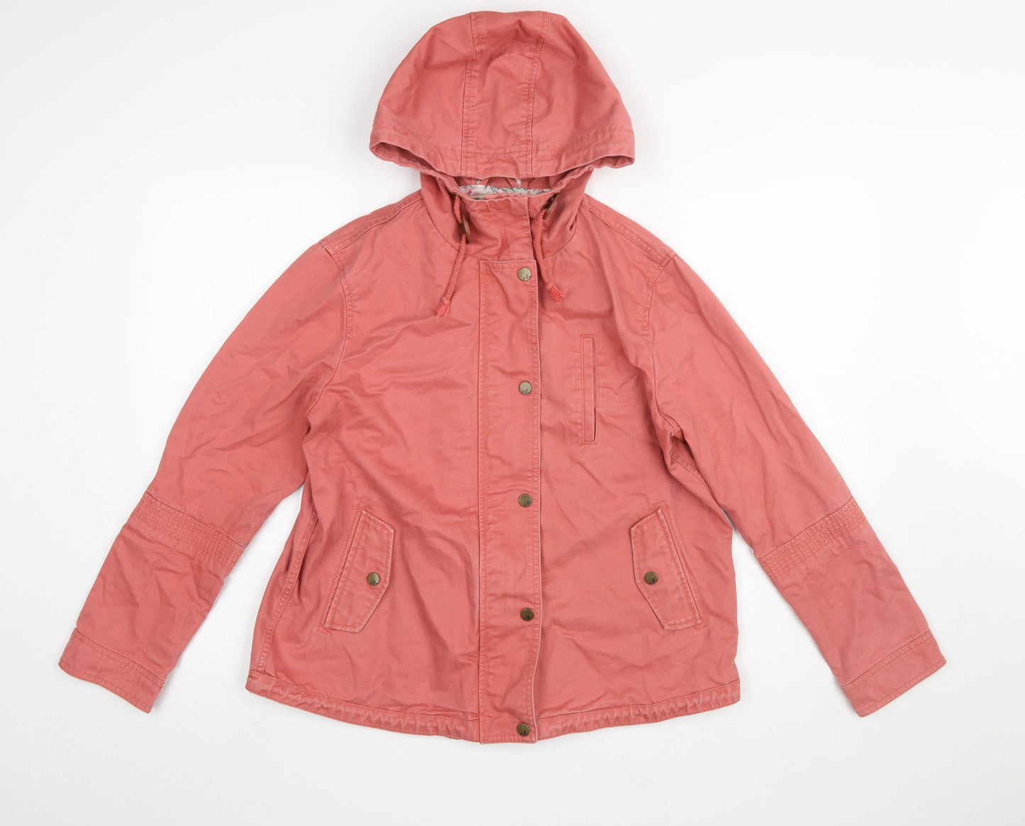 Womens UK Size 10 Marks and Spencer Pink Anorak Coat