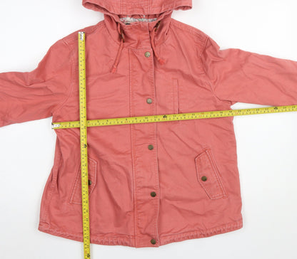 Womens UK Size 10 Marks and Spencer Pink Anorak Coat