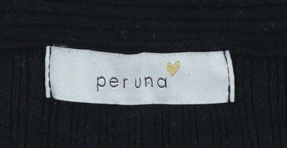 Womens UK Size 14 Marks and Spencer Black Cardigan Jumper