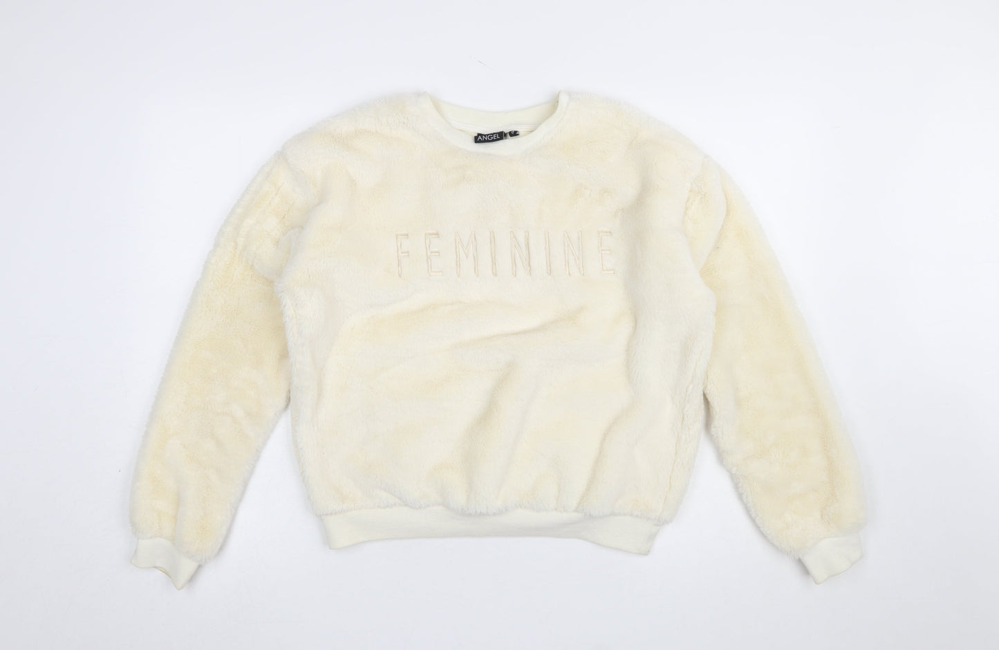 Womens UK Size 8 Tokyo Angel Ivory Pullover Sweatshirt