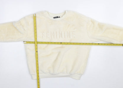 Womens UK Size 8 Tokyo Angel Ivory Pullover Sweatshirt