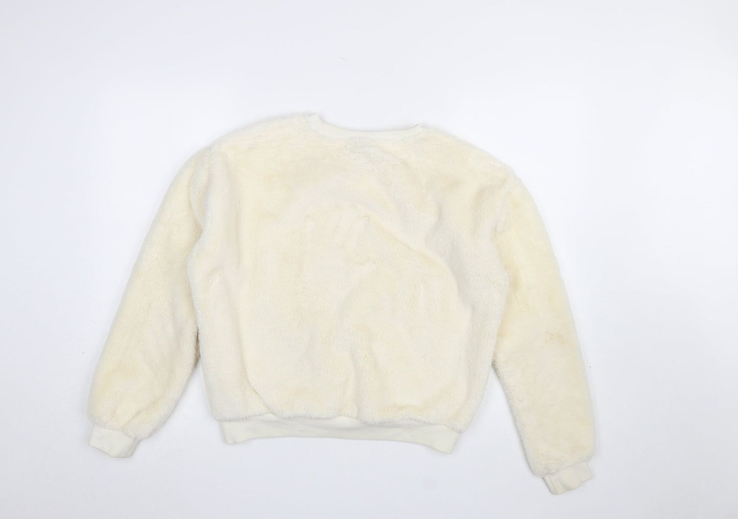 Womens UK Size 8 Tokyo Angel Ivory Pullover Sweatshirt
