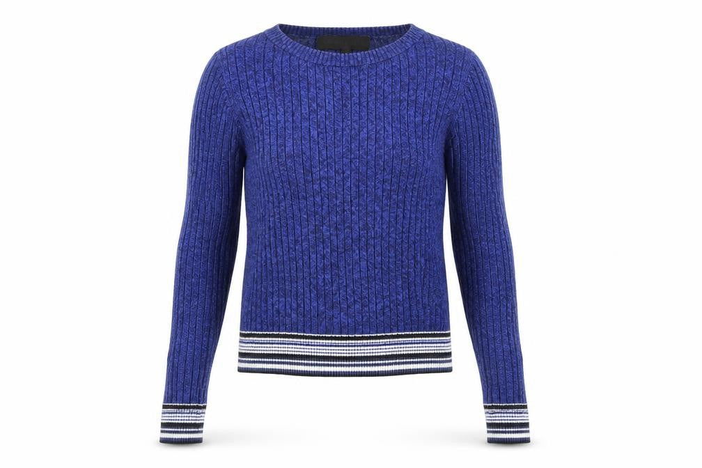 Womens UK Size 6 Topshop Blue Pullover Jumper