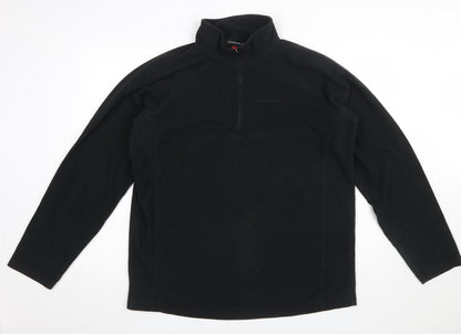 Mens UK Size XL Technicals Black Pullover Sweatshirt