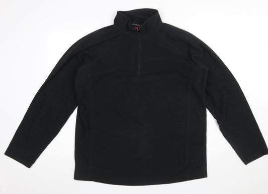 Mens UK Size XL Technicals Black Pullover Sweatshirt