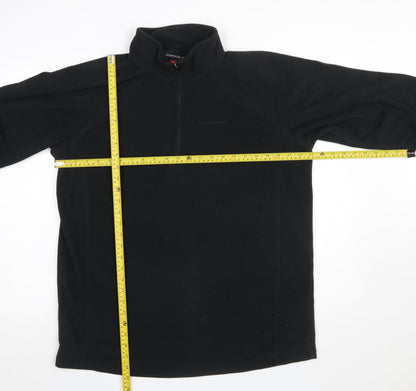 Mens UK Size XL Technicals Black Pullover Sweatshirt