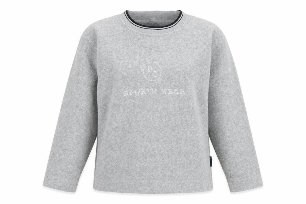 Womens UK Size S/M DC Sports Wear Grey Pullover Sweatshirt