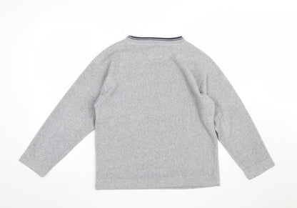 Womens UK Size S/M DC Sports Wear Grey Pullover Sweatshirt