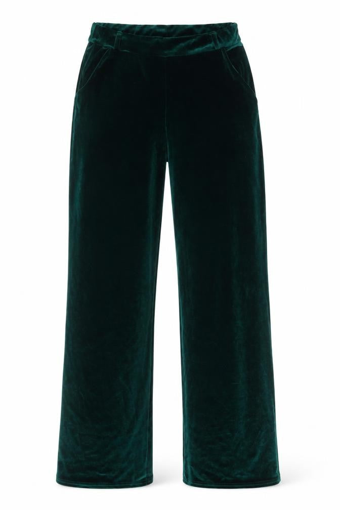 Womens UK Size S NLY Trend Regular Fit Party/Cocktail Casual Green Trousers