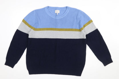 Womens UK Size XL Nümph Blue Pullover Jumper