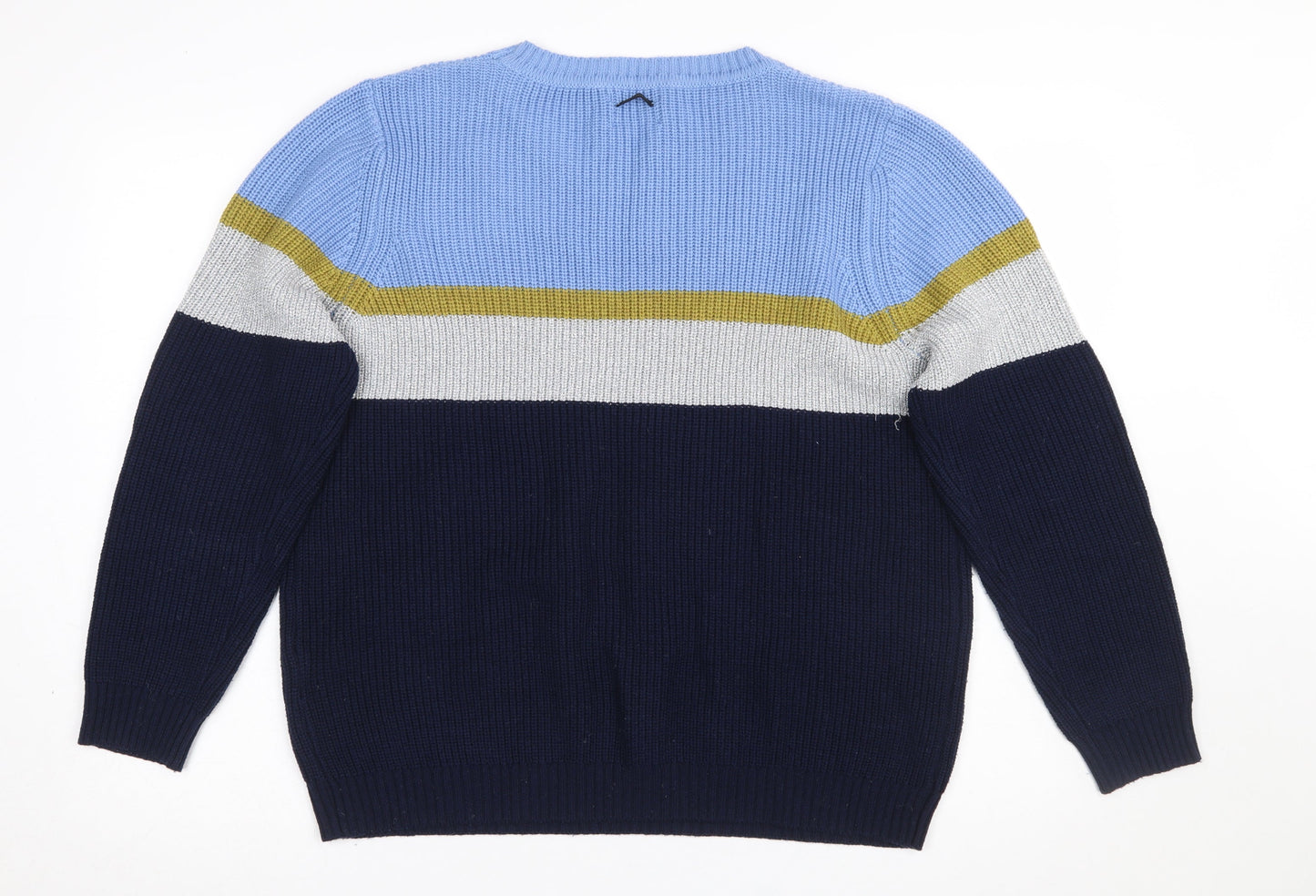 Womens UK Size XL Nümph Blue Pullover Jumper