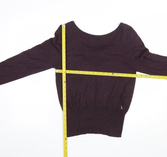 Womens UK Size S Patrizia Pepe Purple Pullover Jumper