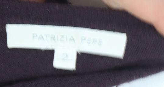 Womens UK Size S Patrizia Pepe Purple Pullover Jumper