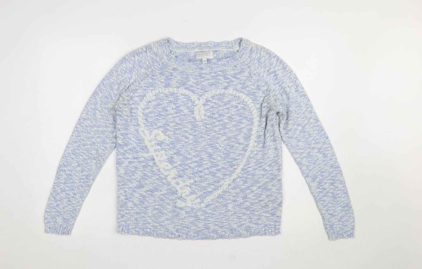 Womens UK Size M Superdry Blue Pullover Jumper