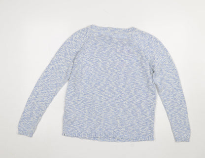 Womens UK Size M Superdry Blue Pullover Jumper