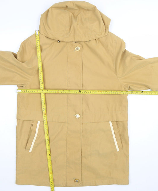 Womens UK Size 10 Marks and Spencer Beige Parka Coat