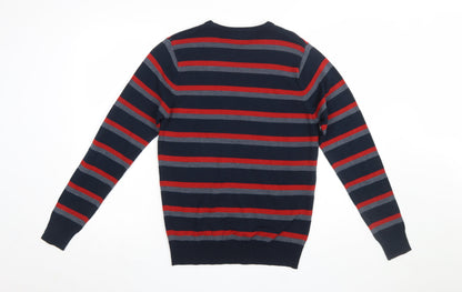 Mens UK Size XS Cedarwood State Blue Pullover Jumper