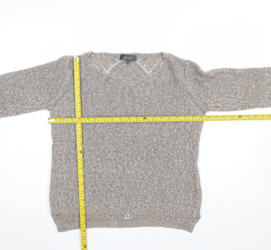 Womens UK Size 12 Marks and Spencer Beige Pullover Jumper