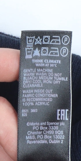 Womens UK Size 10 Marks and Spencer Blue Pullover Jumper