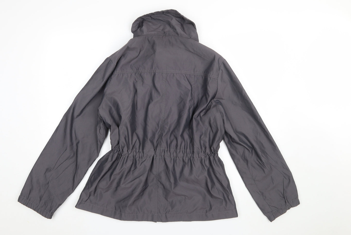 Womens UK Size 14 Debenhams Grey Anorak Coat