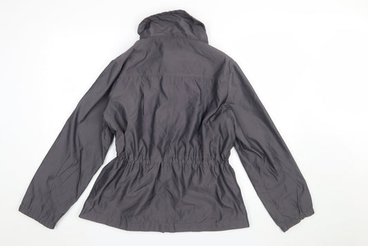 Womens UK Size 14 Debenhams Grey Anorak Coat