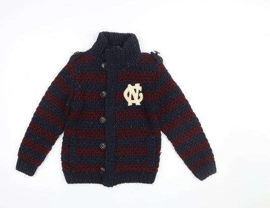 Boys UK Size 10 Years Scotch Shrunk Multicoloured Cardigan Jumper