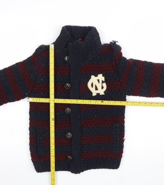 Boys UK Size 10 Years Scotch Shrunk Multicoloured Cardigan Jumper