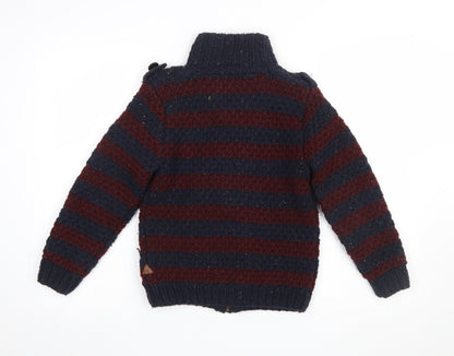 Boys UK Size 10 Years Scotch Shrunk Multicoloured Cardigan Jumper