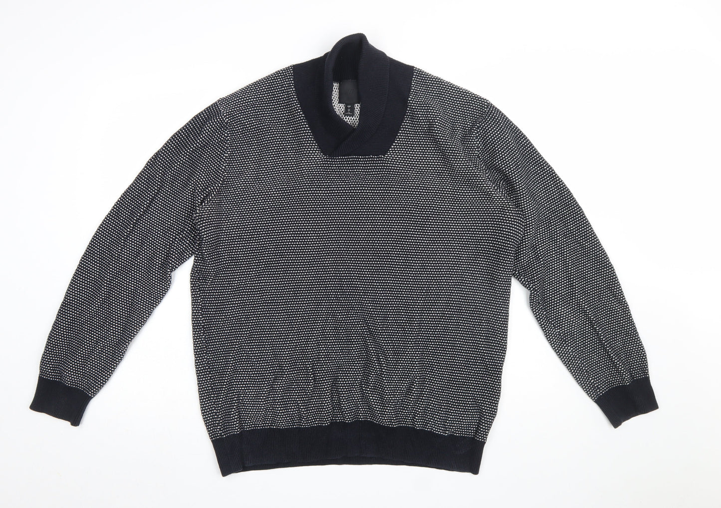 Mens UK Size L H&M Blue Pullover Jumper