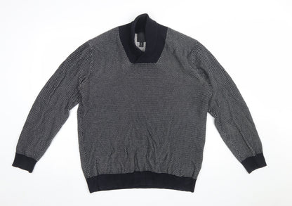Mens UK Size L H&M Blue Pullover Jumper