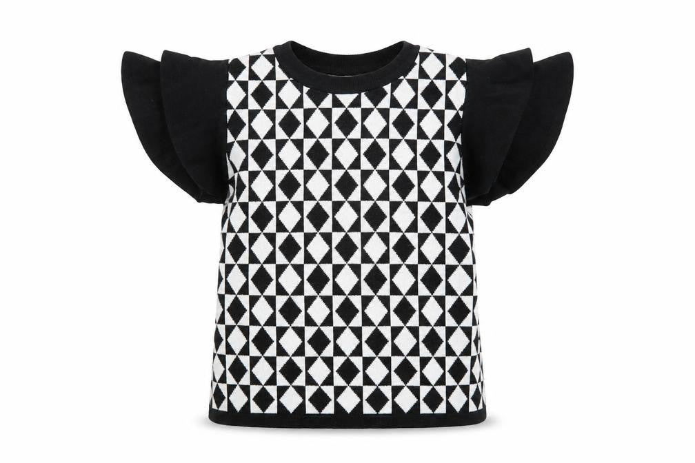 Girls UK Size L LUC-CE Black Pullover Jumper