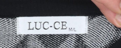 Girls UK Size L LUC-CE Black Pullover Jumper
