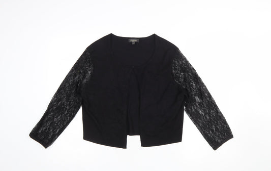 Womens UK Size L Alexon Black Cardigan Jumper