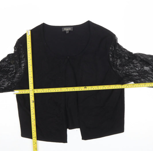 Womens UK Size L Alexon Black Cardigan Jumper