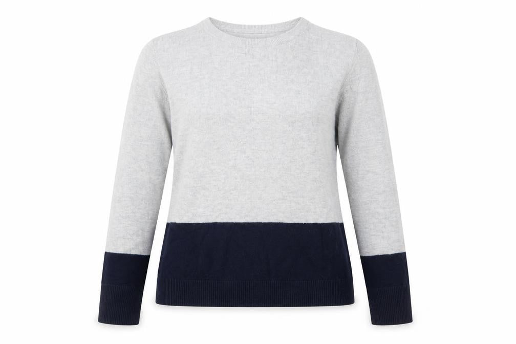 Womens UK Size 14 The White Company Grey Pullover Jumper