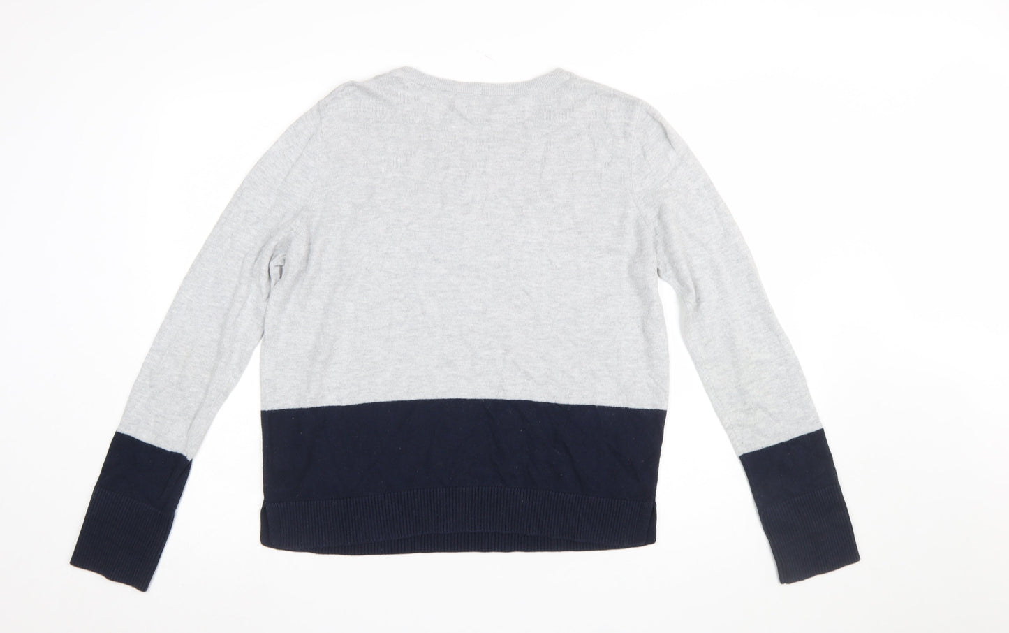 Womens UK Size 14 The White Company Grey Pullover Jumper