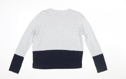 Womens UK Size 14 The White Company Grey Pullover Jumper