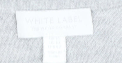 Womens UK Size 14 The White Company Grey Pullover Jumper